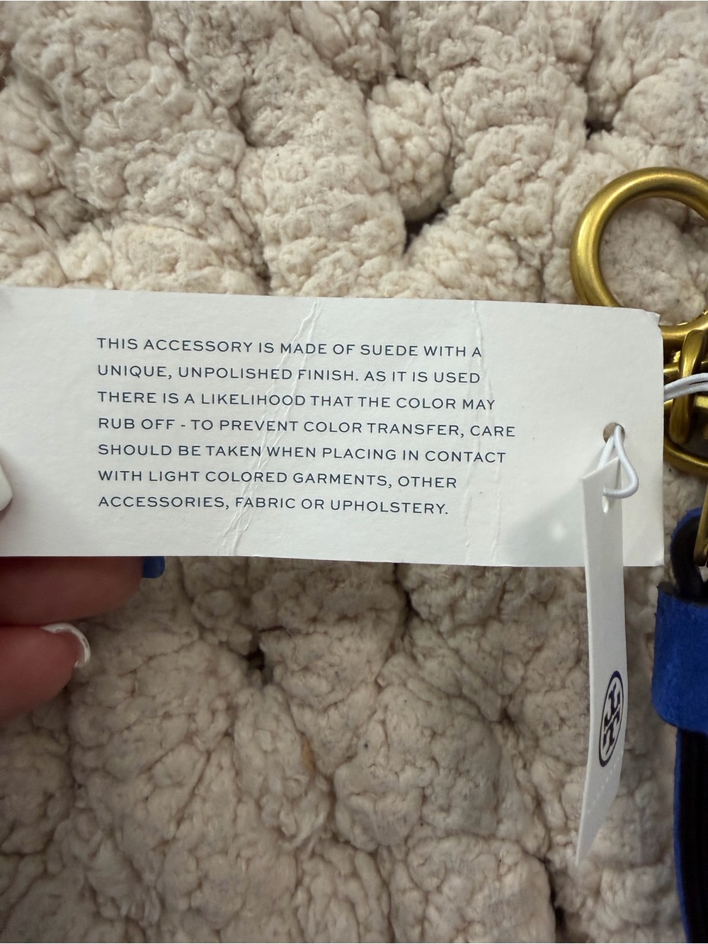 Tory Burch Sawyer Mini Bag Key Fob - NWT - Picture 4 of 7